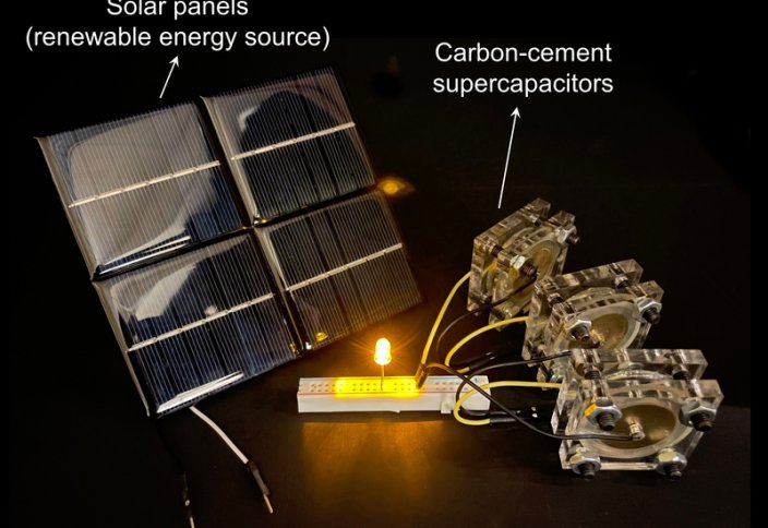 Цемент пен ыстан энергияны сақтауға арналған суперконденсатор жасалды