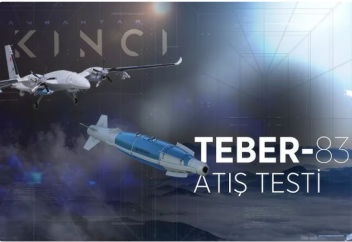Bayraktar AKINCI нысанаға алу TEBER-83 жиынтығының атыс сынағын сәтті аяқтады (видео)