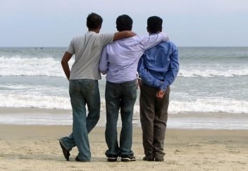 Мужские посиделки снижают уровень стресса