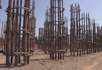 Ерекше ғибадатхана бой көтеріп келеді (видео)