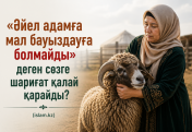 «Әйел адамға мал бауыздауға болмайды» деген сөзге шариғат қалай қарайды?