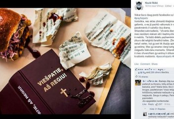 Общепит Литвы шокирует вырванными страницами Псалтыря