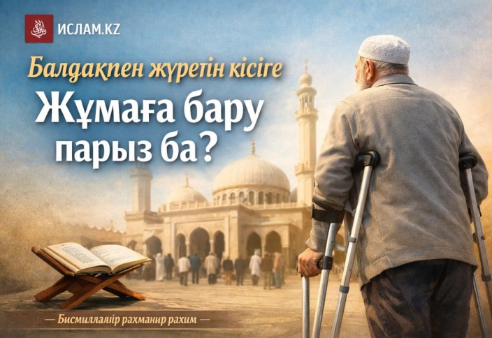 Балдақпен жүретін кісіге жұмаға бару парыз ба?