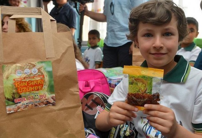 Школьникам в Турции будут раздавать изюм