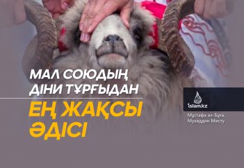 Мал союдың діни тұрғыдан ең жақсы әдісі