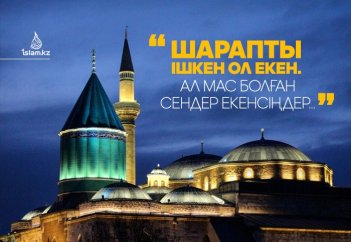 "Шарапты ішкен ол екен. Ал мас болған сендер екенсіңдер..."