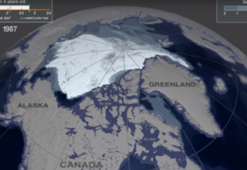 Катастрофическое таяние "последней ледяной зоны" Земли показали на видео