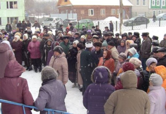 Митинг против строительства свинофермы прошел в одной из деревень Татарстана