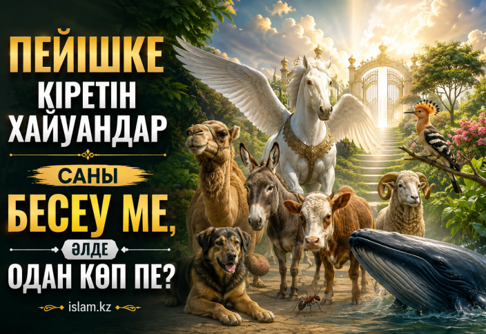 ПЕЙІШКЕ КІРЕТІН ХАЙУАНДАР САНЫ БЕСЕУ МЕ, ӘЛДЕ ОДАН КӨП ПЕ?