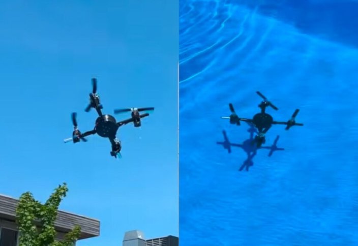 Жүзу мен ұшу режимдеріне дер кезінде ауыса алатын дрон құрастырылды (видео)