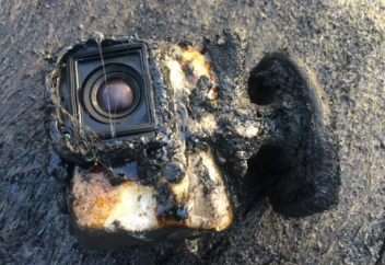 Лаваға түсіп кеткен камера істен шықпай, от ішін таспаға тартып алды (видео)