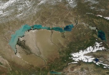 Балқаш көлінде су деңгейі төмендеп кетті