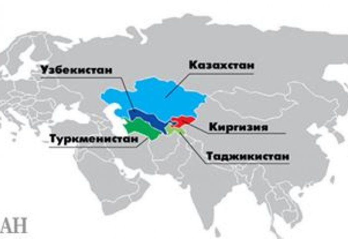 Карта мир в киргизии