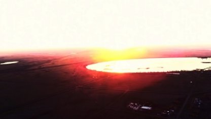Красивый Закат, полет в Исы Байзакого, Павлодарская обл. РК | Красивые нашиды [2K]