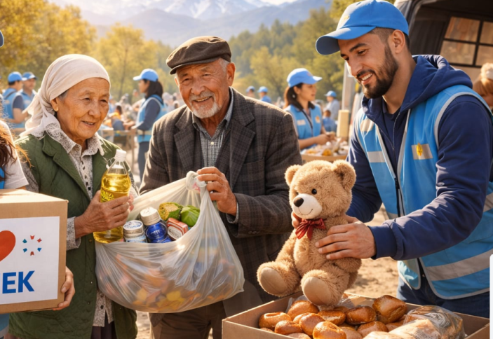 Казахстан вошел в топ-30 по благотворительности