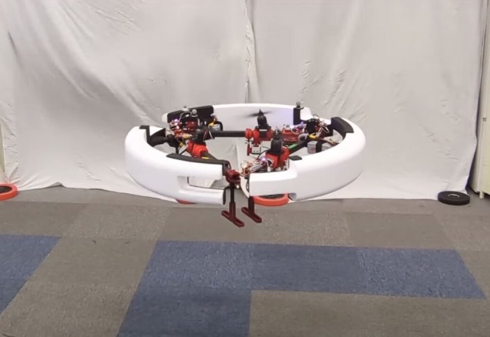 Энергияны үнемдеу үшін дөңгелекке айналатын дрон құрастырылды (видео)