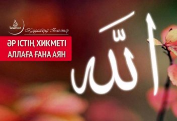 Әр істің хикметі Аллаға ғана аян