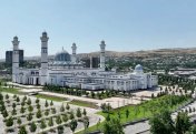 Душанбеде ашылған үлкен мешіттің бейнекөрінісі