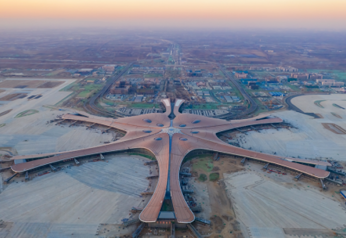 Разное: В Китае открылся самый большой в мире аэропорт спроектированный мусульманкой