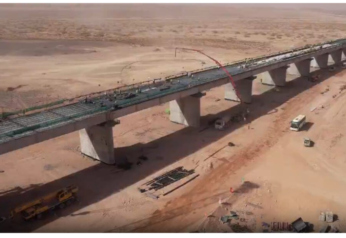 Араб елі аумағындағы ең күрделі әрі ауқымды жобаның ауыр кезеңі аяқталды (видео)