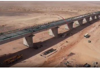 Араб елі аумағындағы ең күрделі әрі ауқымды жобаның ауыр кезеңі аяқталды (видео)