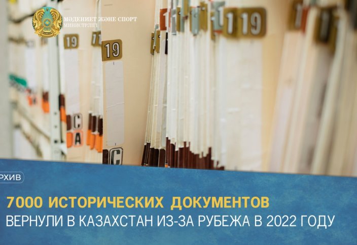 7000 исторических документов вернули в Казахстан из-за рубежа в 2022 году