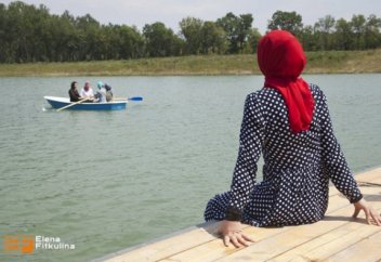 Первый российский пляж для мусульманок (видео)