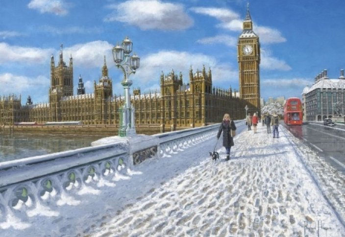 Снежный Лондон.