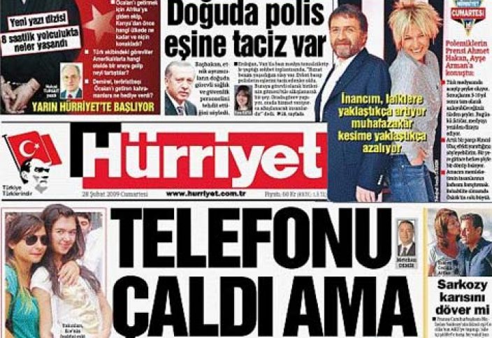 Неприкосновенность Президента или турецкая газета не прошла цензуру?