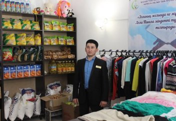 Көкшетауда тегін дүкен жұмыс істеуде (фото)