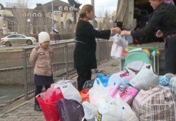 Массовая благотворительная акция в Астане