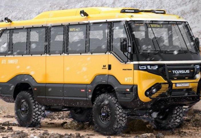 Разные: Украинская компания Torsus выпустила первый в мире автобус-внедорожник