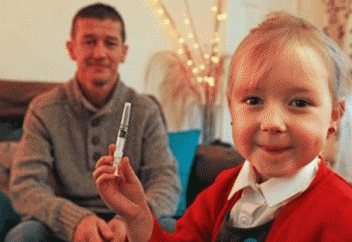 Пятилетняя девочка спасла жизнь своему отцу