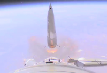 Разное: Опубликовано видео аварии ракеты "Союз-ФГ", стартовавшей с Байконура (видео)