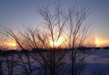 Жители Костанайской области увидели в небе три солнца (Видео)