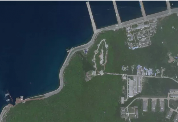 Секретную базу китайского флота сняли со спутника