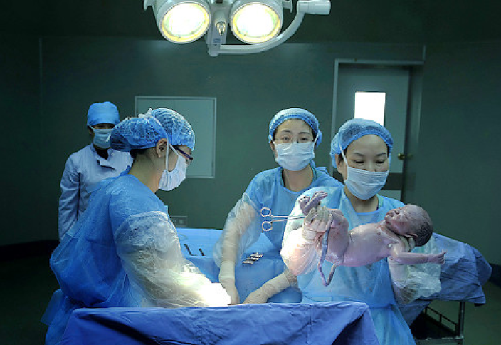 Уровень кесарева сечения в Южной Корее стремительно вырос до рекордно высокого уровня