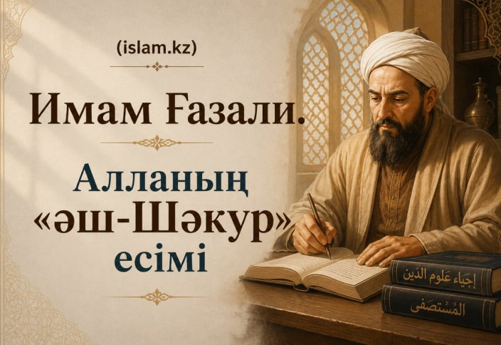 Имам Ғазали. Алланың «әш-Шәкур» есімінің түсіндірмесі.