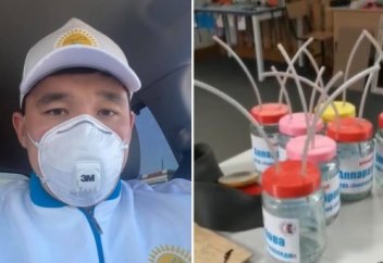 Семей тұрғыны COVID-19 жұқтырғандарды құтқаратын құрылғы жасады