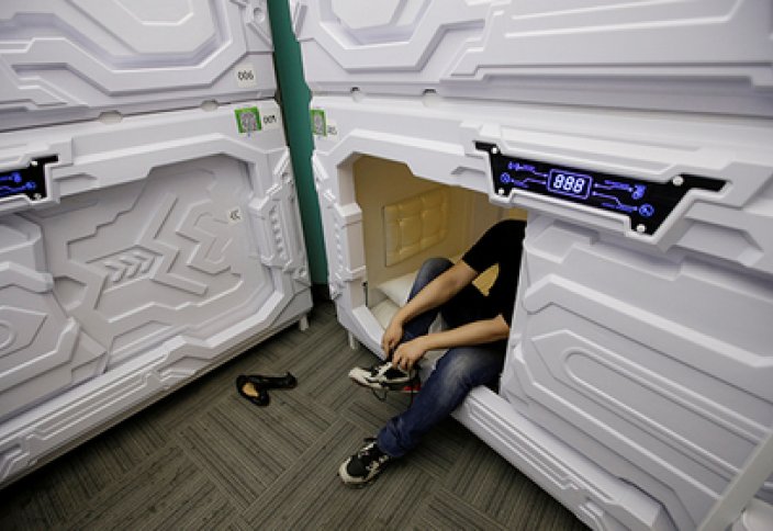 Китайским офисным работникам предложили спать в капсулах в обеденный перерыв