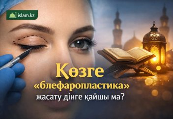 Көзге «блефаропластика» жасату дінге қайшы ма?