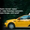 Мен «Яндекс таксиде» жұмыс істеймін, кейде біреулерді сыраханаға апару керек болады, үкімі қалай?