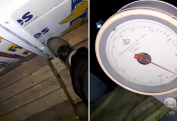 Засекреченную схему обмана на весах показали на базаре (видео)