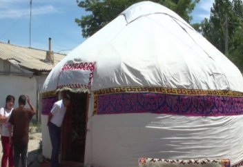 Қызылордада Белкөл тұрғындарының көпшілігі жаз бойы киіз үйде тұрады (фото)