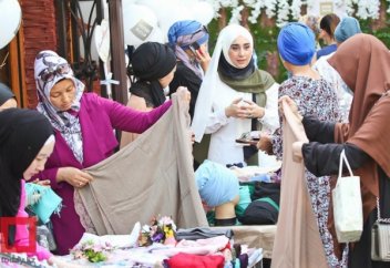 Фестиваль мусульманских нарядов прошел в Казахстане (Фото)