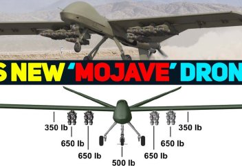 Америкалық Mojave ұшқышсыз ұшу аппараты алғаш рет жылдам ату пулеметімен нысанаға дөп тигізді (видео)