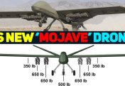 Америкалық Mojave ұшқышсыз ұшу аппараты алғаш рет жылдам ату пулеметімен нысанаға дөп тигізді (видео)
