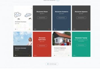 Казахстан: Сайт с желаниями воспитанников детских домов в действии