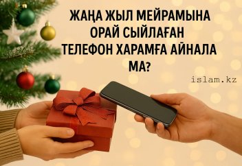 Жаңа жыл мейрамына орай сыйлаған телефон харамға айнала ма? Оны қолдануға болмай ма?