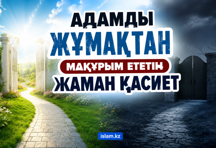 Адамды Жұмақтан мақұрым ететін жаман қасиет